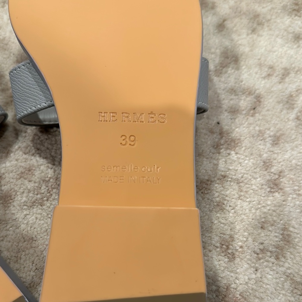 Gray Slide Sandals - Picture 2 of 3